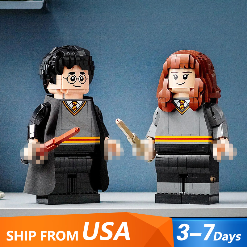 Movie & Game Harry Potter & Hermione Granger Building Blocks 76393 Brick 1673±pcs Toy from USA 3-7 Days Delivery.