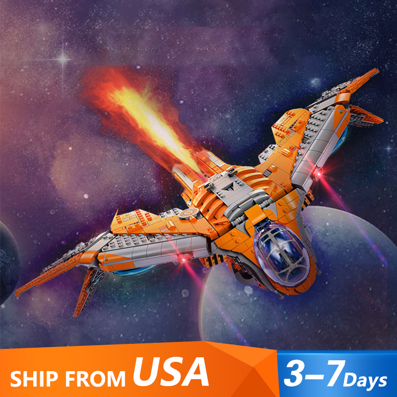 Super heroes The Guardians' Ship The Avengers Marvel 1901±pcs 76193 from USA 3-7 Day Delviery