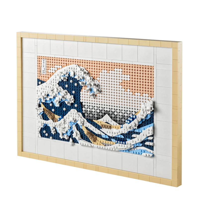 Art Hokusai - The Great Wave Building Blocks 31208 Bricks Bricks 1810±pcs From China.