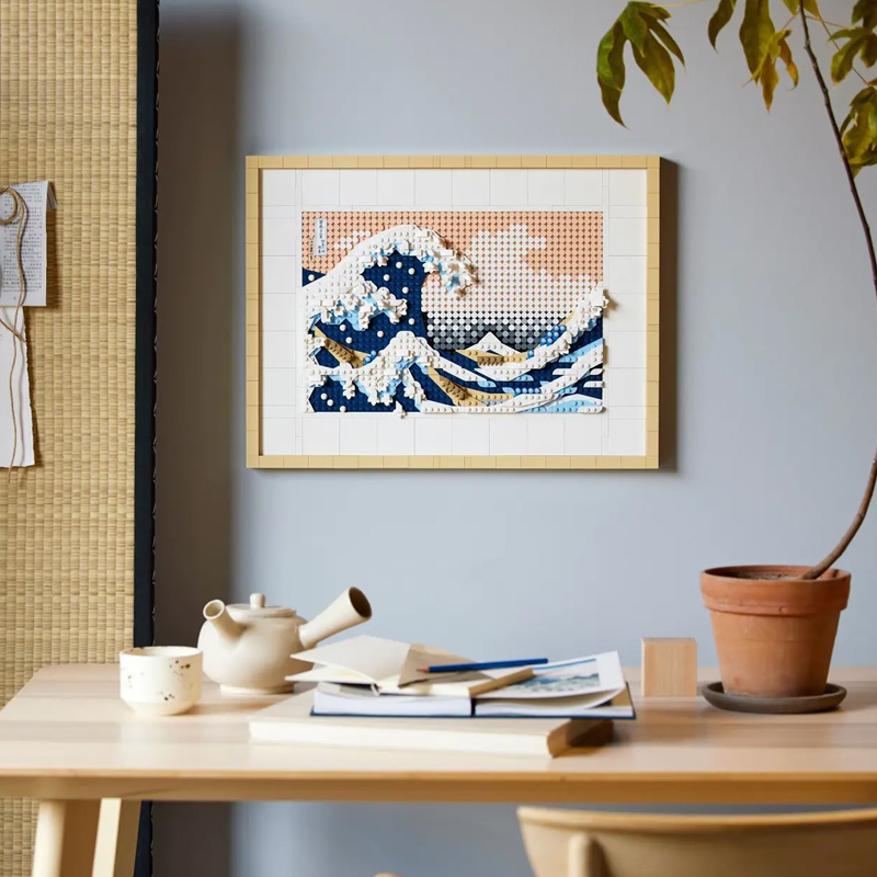 Art Hokusai - The Great Wave Building Blocks 31208 Bricks Bricks 1810±pcs From China.