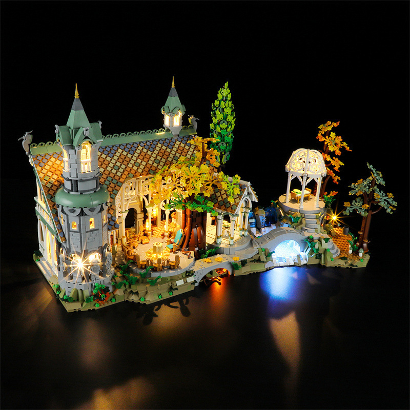 （Light sets）Compatible with 10316 Lord of the Rings LED lighting Hobbit Lord of the Rings Building Blocks Lighting