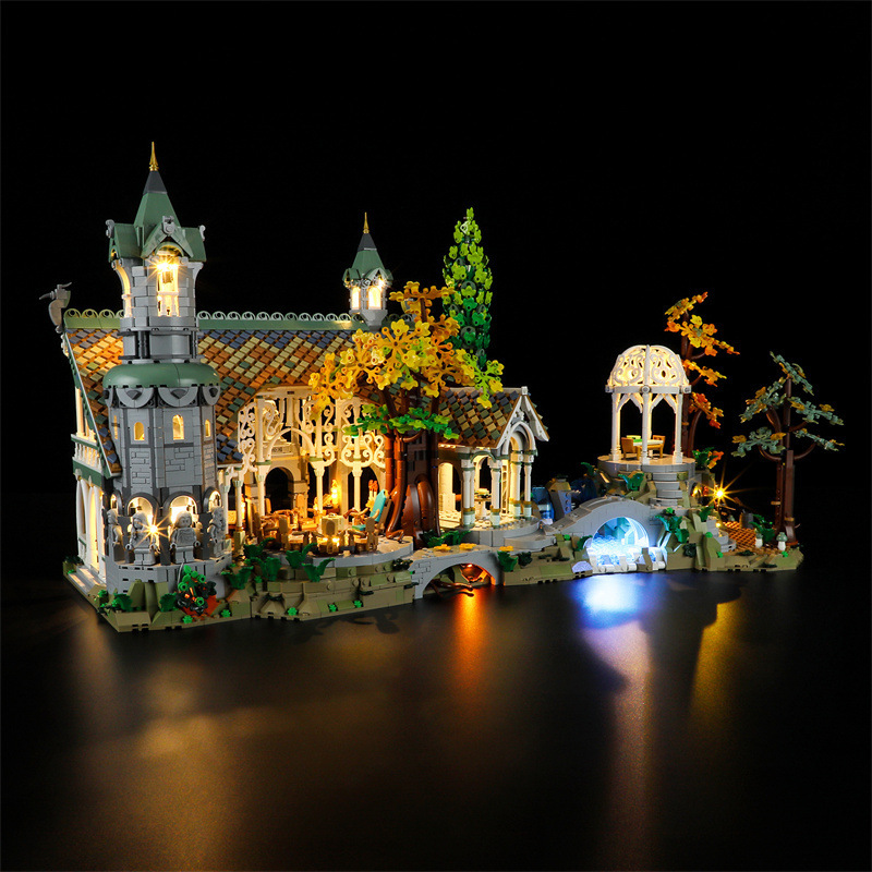 （Light sets）Compatible with 10316 Lord of the Rings LED lighting Hobbit Lord of the Rings Building Blocks Lighting