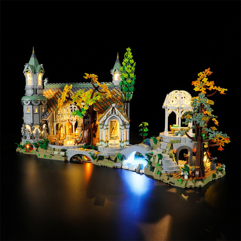 （Light sets）Compatible with 10316 Lord of the Rings LED lighting Hobbit Lord of the Rings Building Blocks Lighting