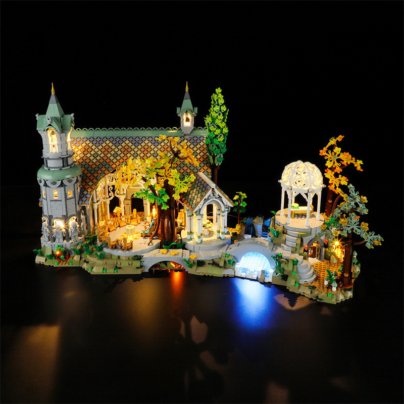 （Light sets）Compatible with 10316 Lord of the Rings LED lighting Hobbit Lord of the Rings Building Blocks Lighting