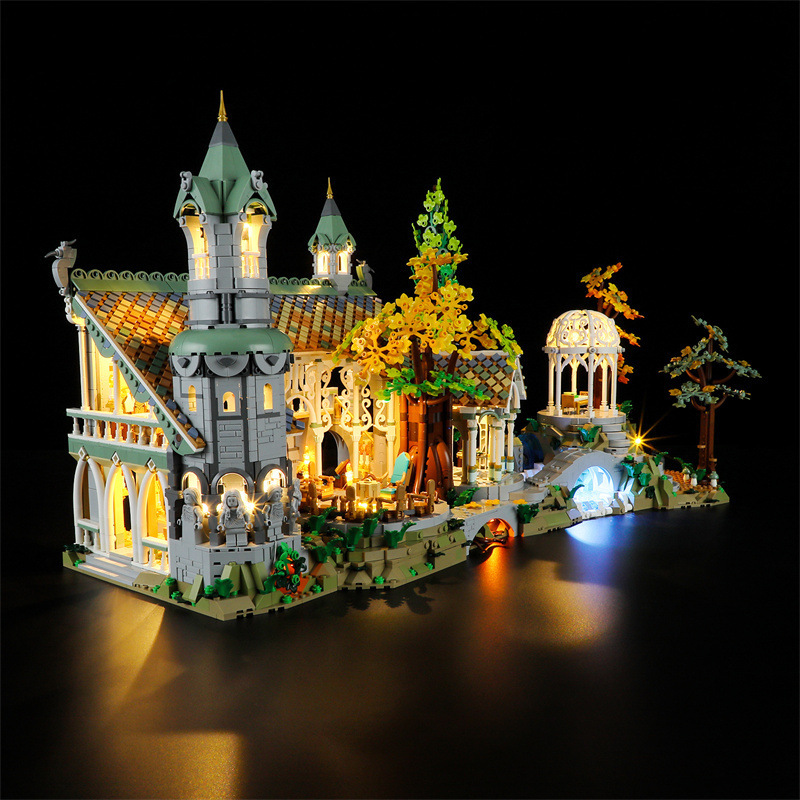 （Light sets）Compatible with 10316 Lord of the Rings LED lighting Hobbit Lord of the Rings Building Blocks Lighting