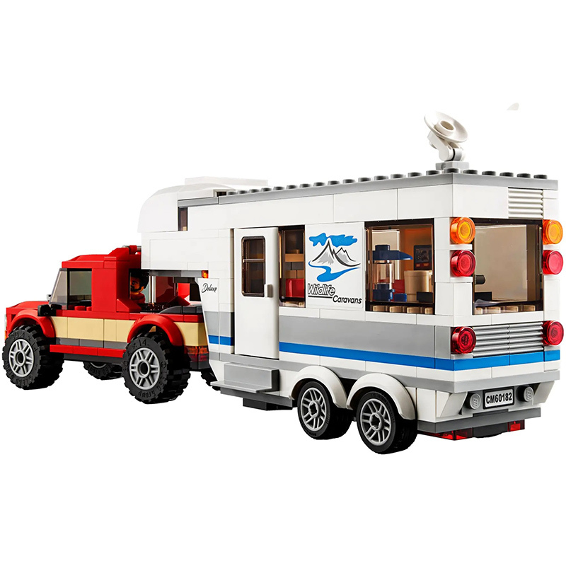 City Series Pickup & Caravan 60182 Buidling Blocks 344±pcs Bricks From China.