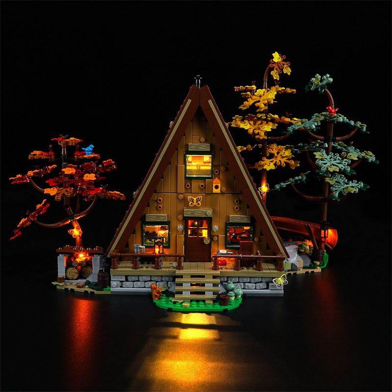 【Light Sets】Bricks LED lighting 21338 Idea Series A-Frame Cabin.