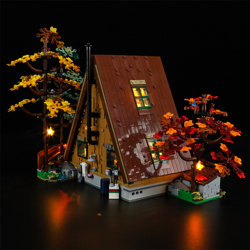 【Light Sets】Bricks LED lighting 21338 Idea Series A-Frame Cabin.