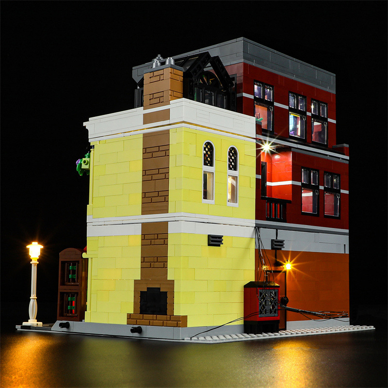 【Light Sets】Bricks LED lighting 10312 Modular Buildings Series Jazz Club & Pizzeria.