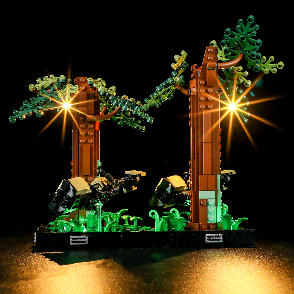 【Light Sets】Bricks LED Lighting 75353 Movie & Game Star Wars Endor Speeder Chase Diorama