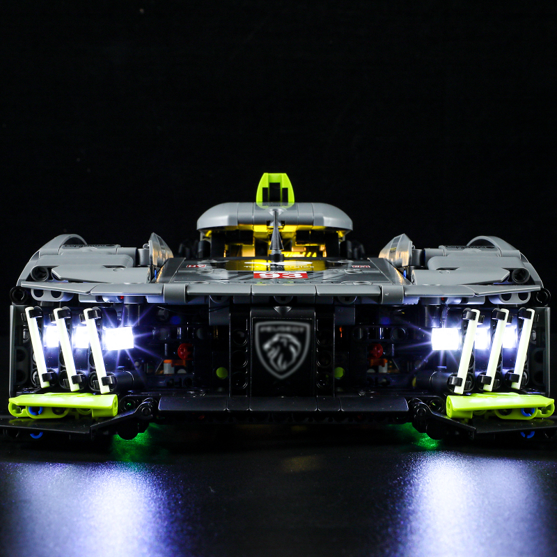 【Light Sets】Bricks LED Lighting 42156 Technical Technic PEUGEOT 9X8 24H Le Mans Hybrid Hypercar