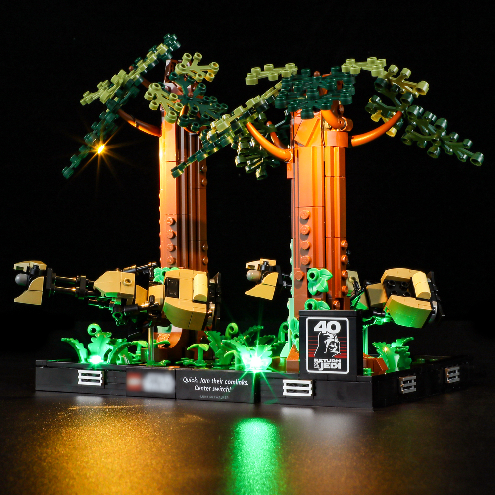 【Light Sets】Bricks LED Lighting 75353 Movie & Game Star Wars Endor Speeder Chase Diorama