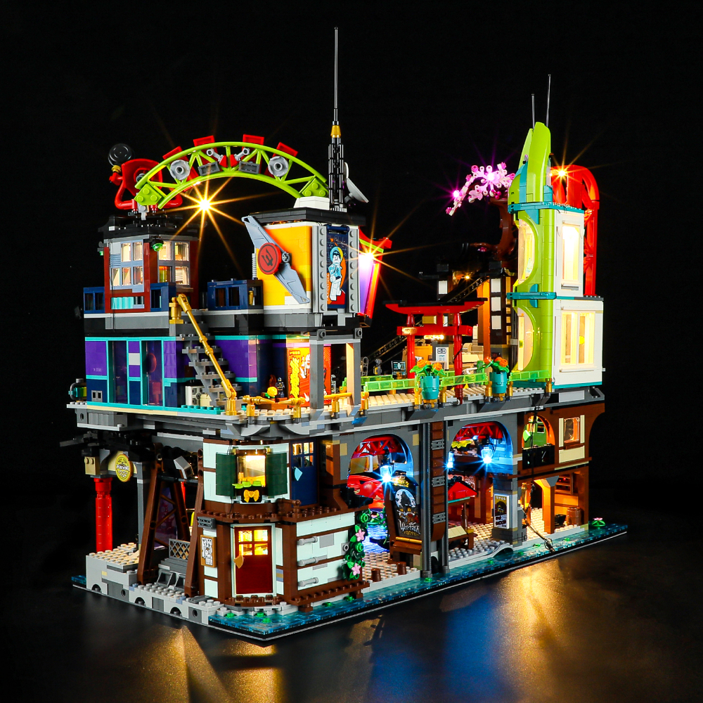 【Light Sets】Bricks LED Lighting 71799 Othert Ninjago City Markets