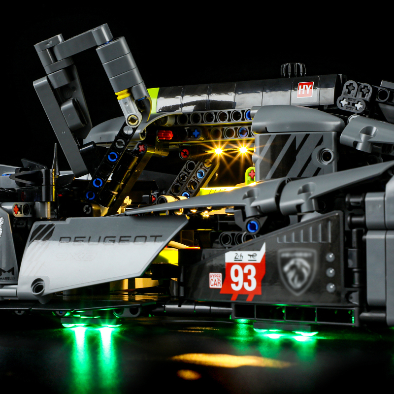 【Light Sets】Bricks LED Lighting 42156 Technical Technic PEUGEOT 9X8 24H Le Mans Hybrid Hypercar