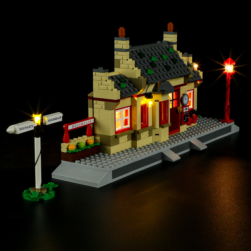 【Light Sets】Bricks LED Lighting 76423 Movie & Game Harry Potter Hogwarts Express & Hogsmeade Station