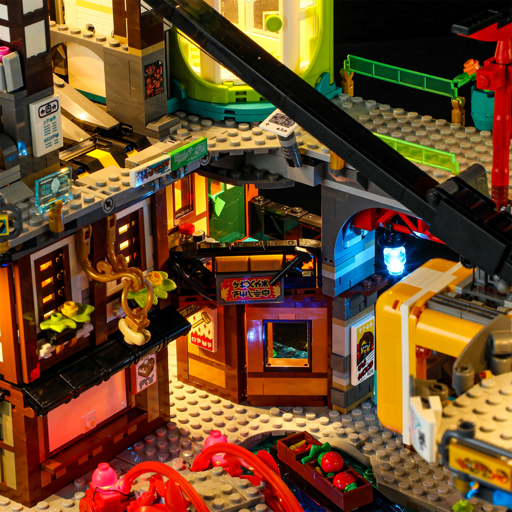 【Light Sets】Bricks LED Lighting 71799 Othert Ninjago City Markets