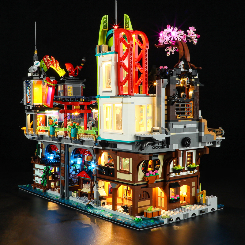 【Light Sets】Bricks LED Lighting 71799 Othert Ninjago City Markets