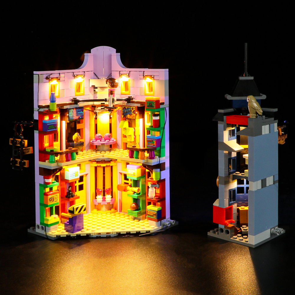 【Light Sets】Bricks LED Lighting 76422 Movie & Game Harry Potter Weasleys Wizard Wheezes