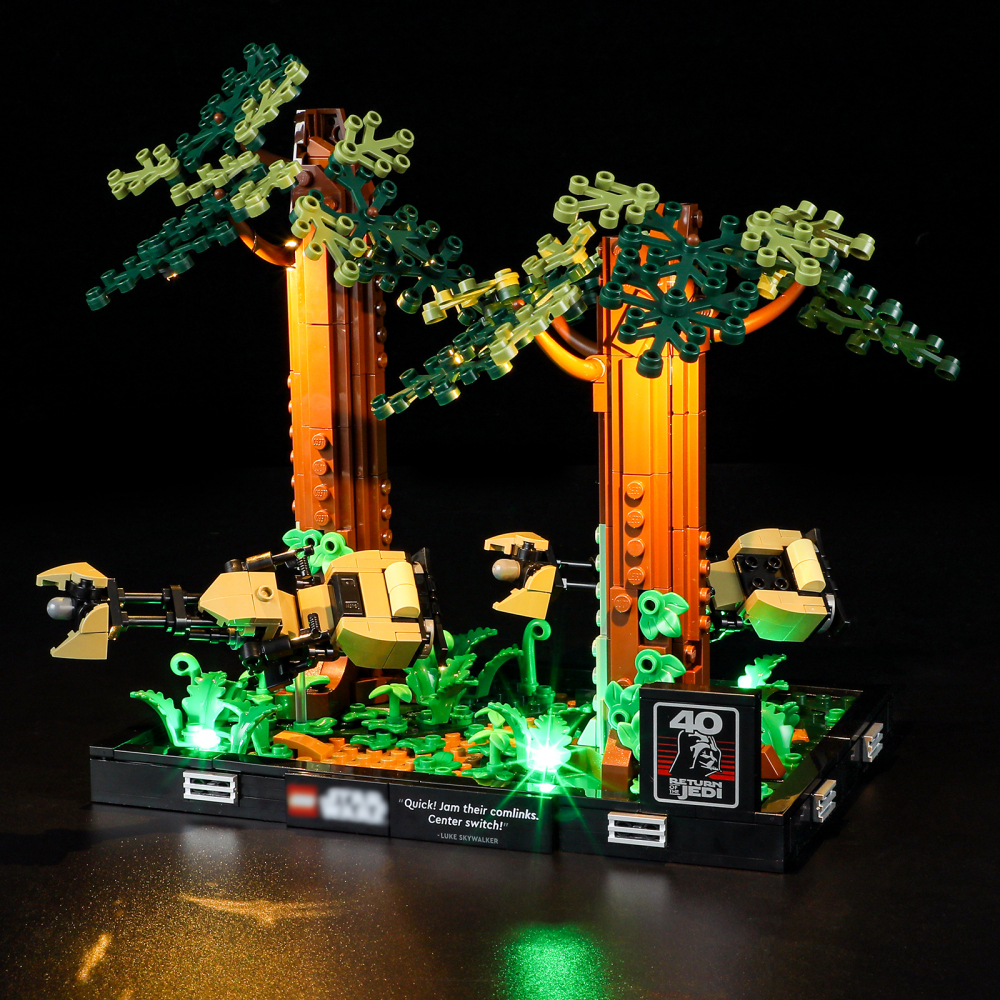 【Light Sets】Bricks LED Lighting 75353 Movie & Game Star Wars Endor Speeder Chase Diorama