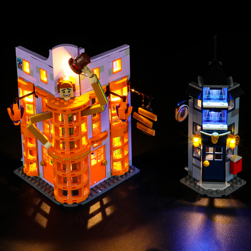 【Light Sets】Bricks LED Lighting 76422 Movie & Game Harry Potter Weasleys Wizard Wheezes