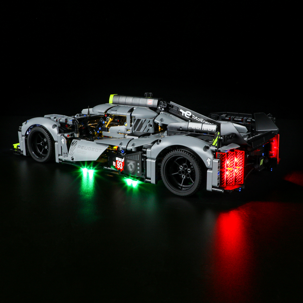 【Light Sets】Bricks LED Lighting 42156 Technical Technic PEUGEOT 9X8 24H Le Mans Hybrid Hypercar