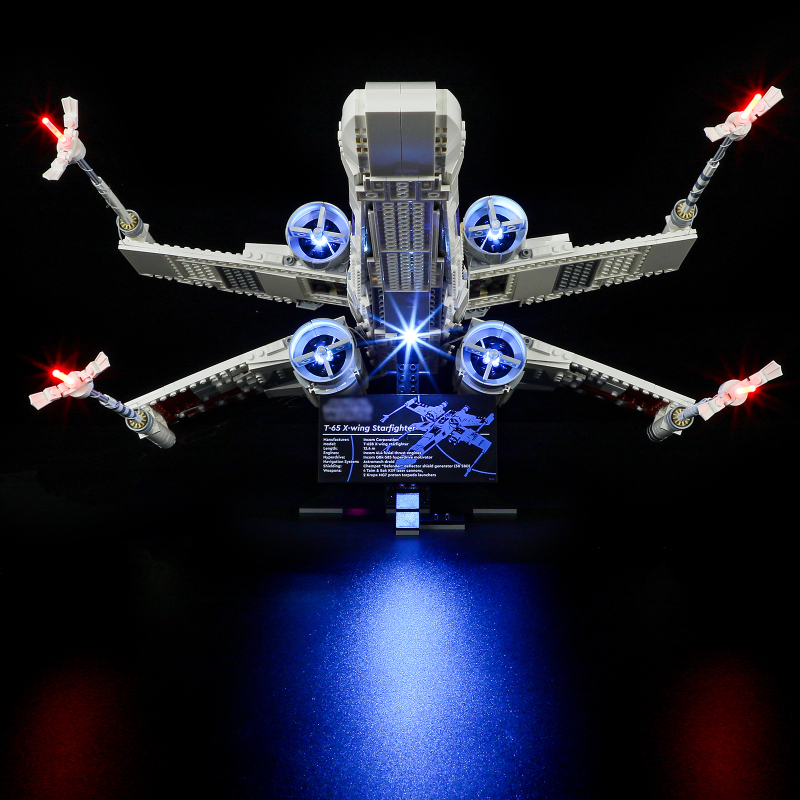 【Light Sets】Bricks LED Lighting 75355 Movie & Game Star Wars X-wing Starfighter