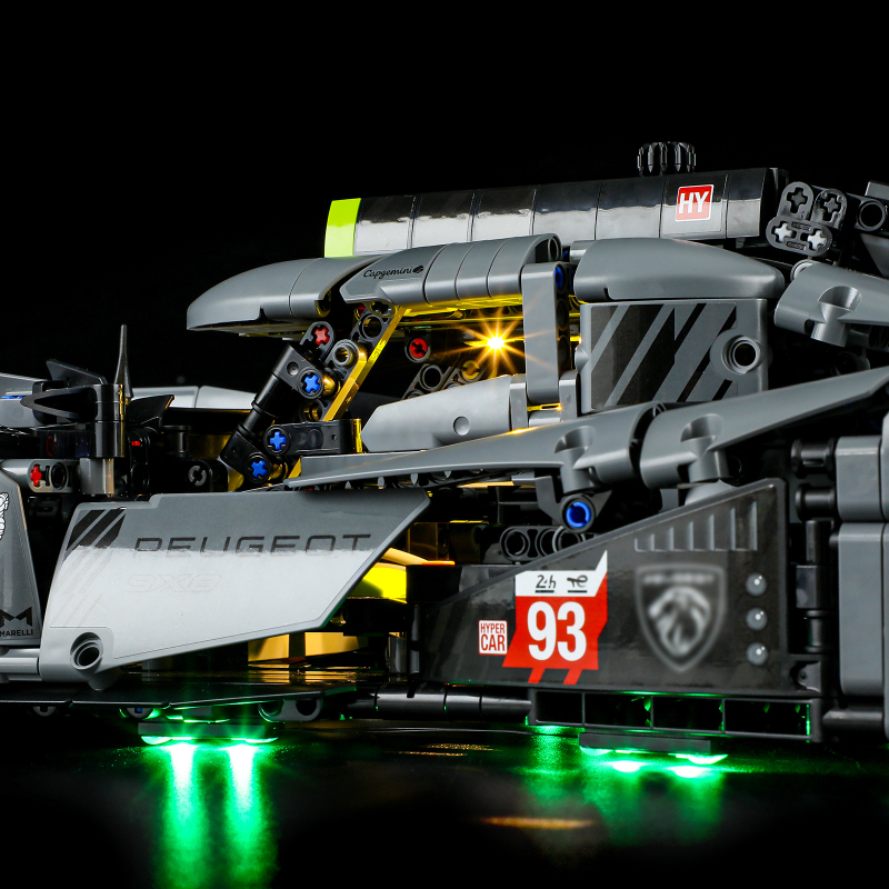 【Light Sets】Bricks LED Lighting 42156 Technical Technic PEUGEOT 9X8 24H Le Mans Hybrid Hypercar