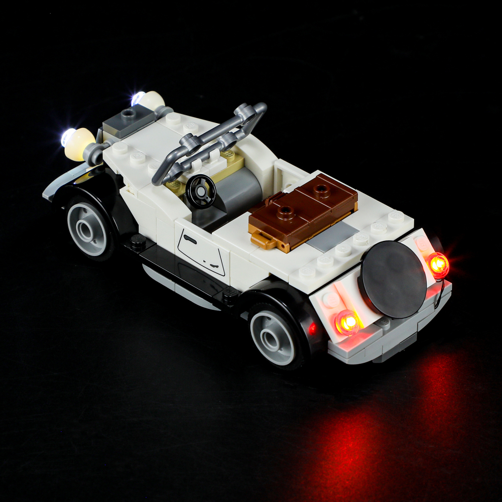 【Light Sets】Bricks LED Lighting 77012 Movie & Game Indiana Jones Fighter Plane Chase