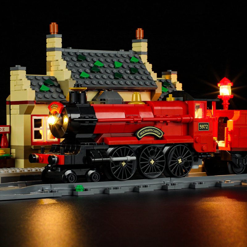 【Light Sets】Bricks LED Lighting 76423 Movie & Game Harry Potter Hogwarts Express & Hogsmeade Station