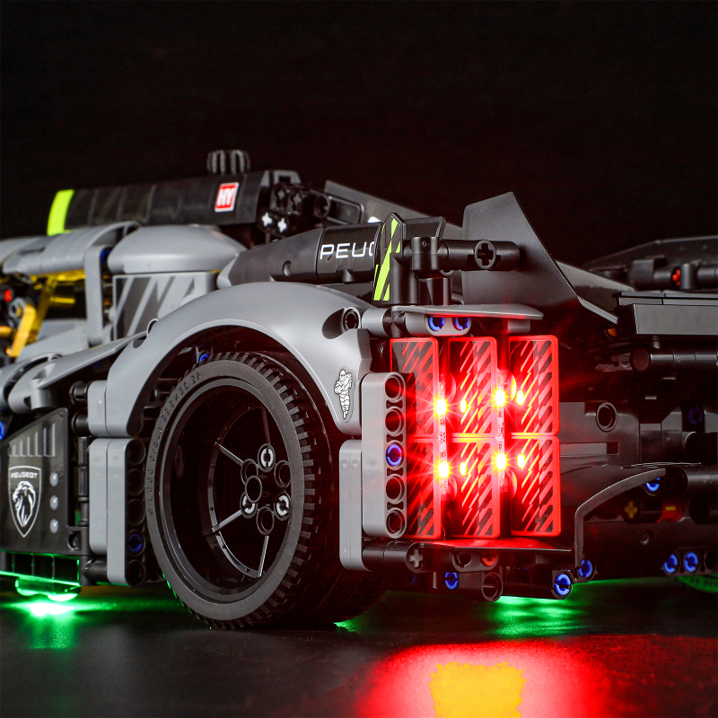 【Light Sets】Bricks LED Lighting 42156 Technical Technic PEUGEOT 9X8 24H Le Mans Hybrid Hypercar