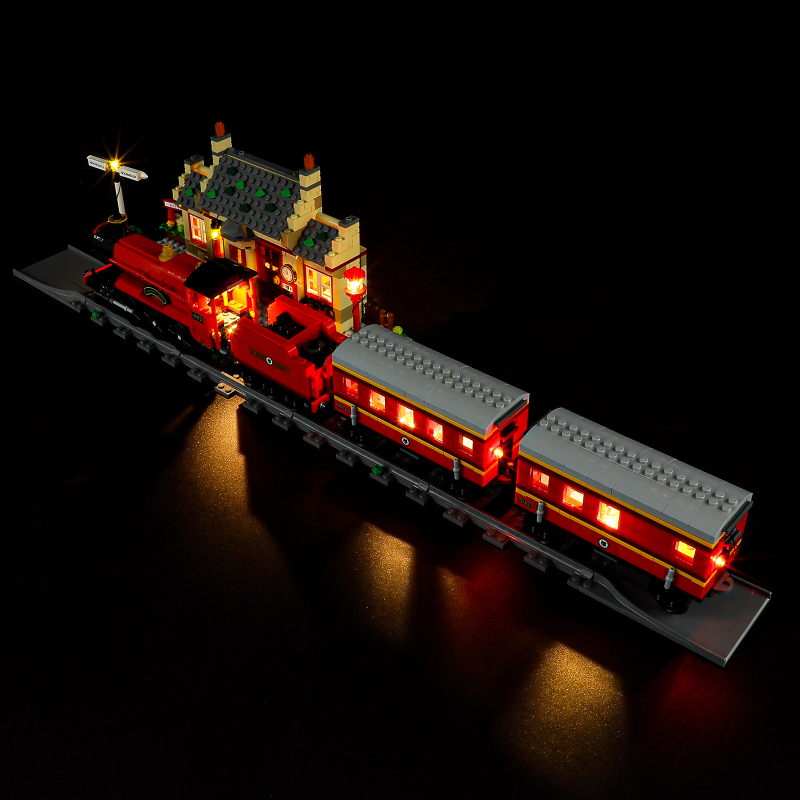 【Light Sets】Bricks LED Lighting 76423 Movie & Game Harry Potter Hogwarts Express & Hogsmeade Station