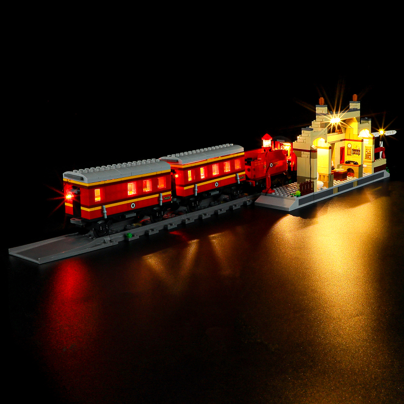 【Light Sets】Bricks LED Lighting 76423 Movie & Game Harry Potter Hogwarts Express & Hogsmeade Station
