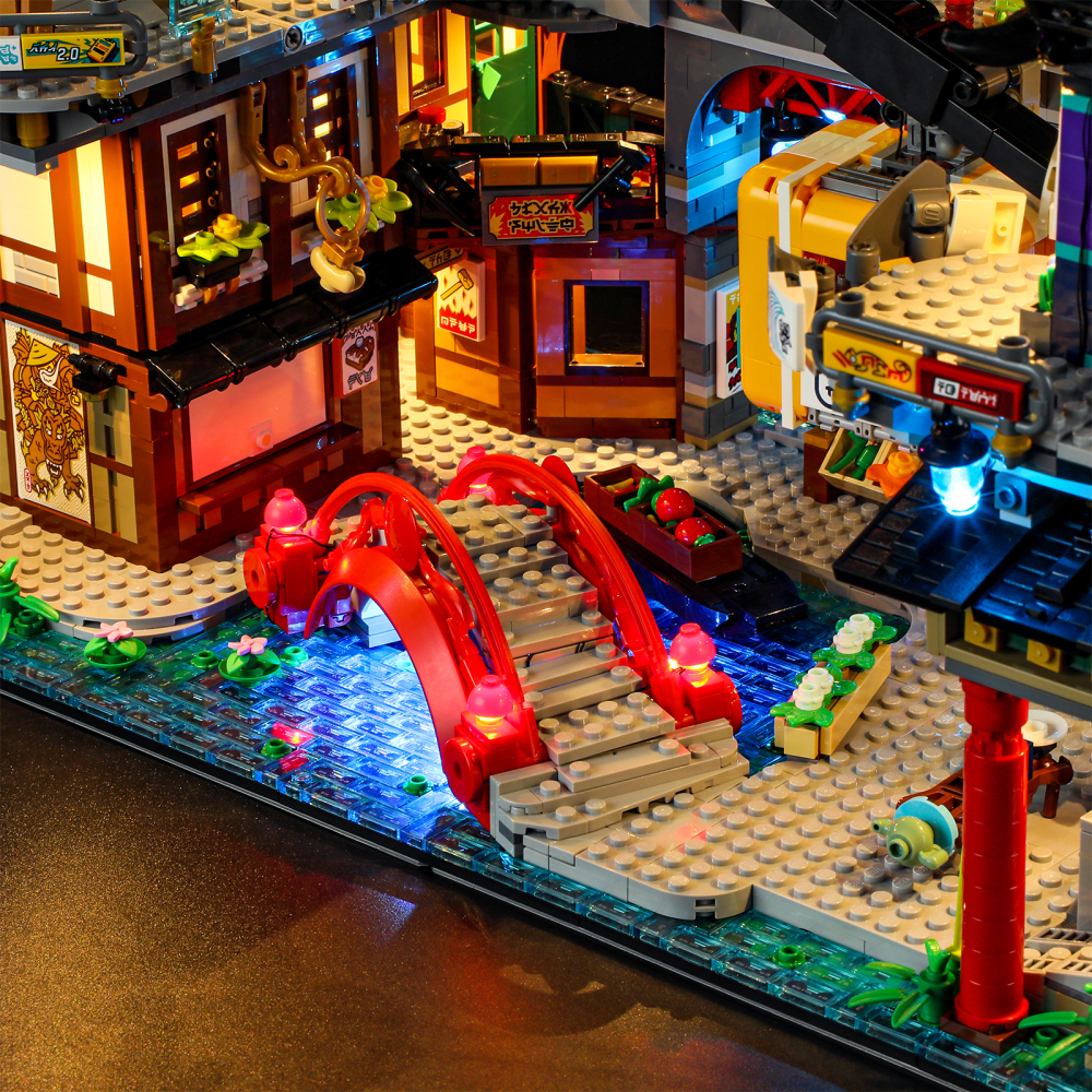 【Light Sets】Bricks LED Lighting 71799 Othert Ninjago City Markets