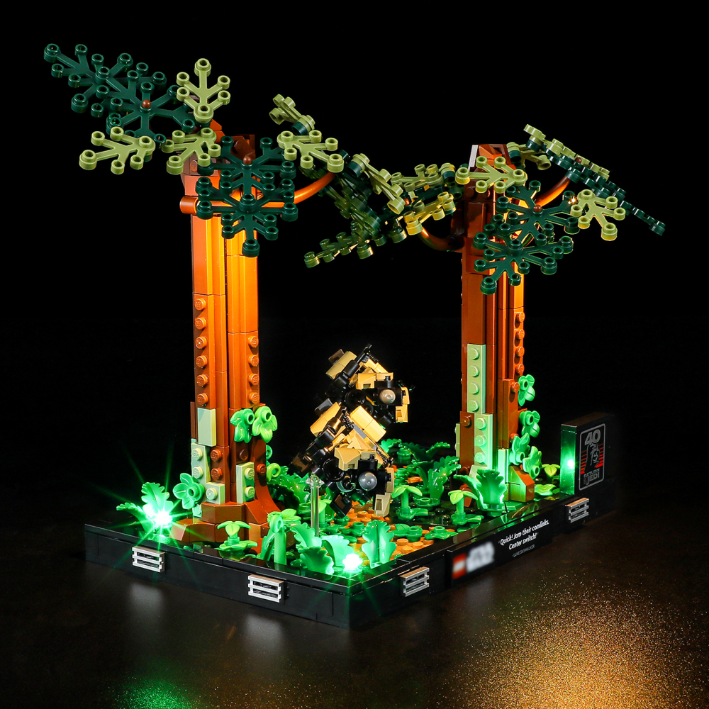 【Light Sets】Bricks LED Lighting 75353 Movie & Game Star Wars Endor Speeder Chase Diorama