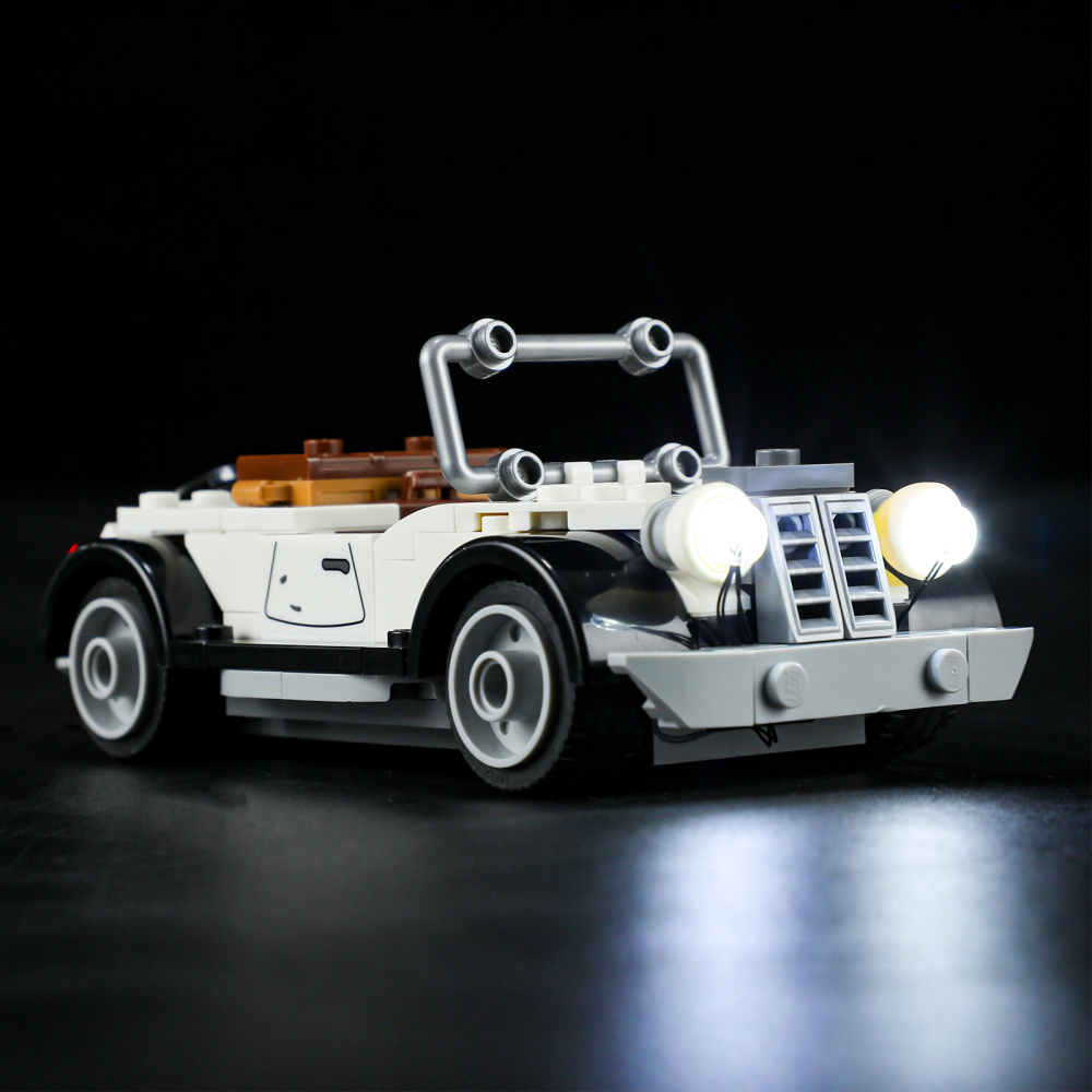 【Light Sets】Bricks LED Lighting 77012 Movie & Game Indiana Jones Fighter Plane Chase