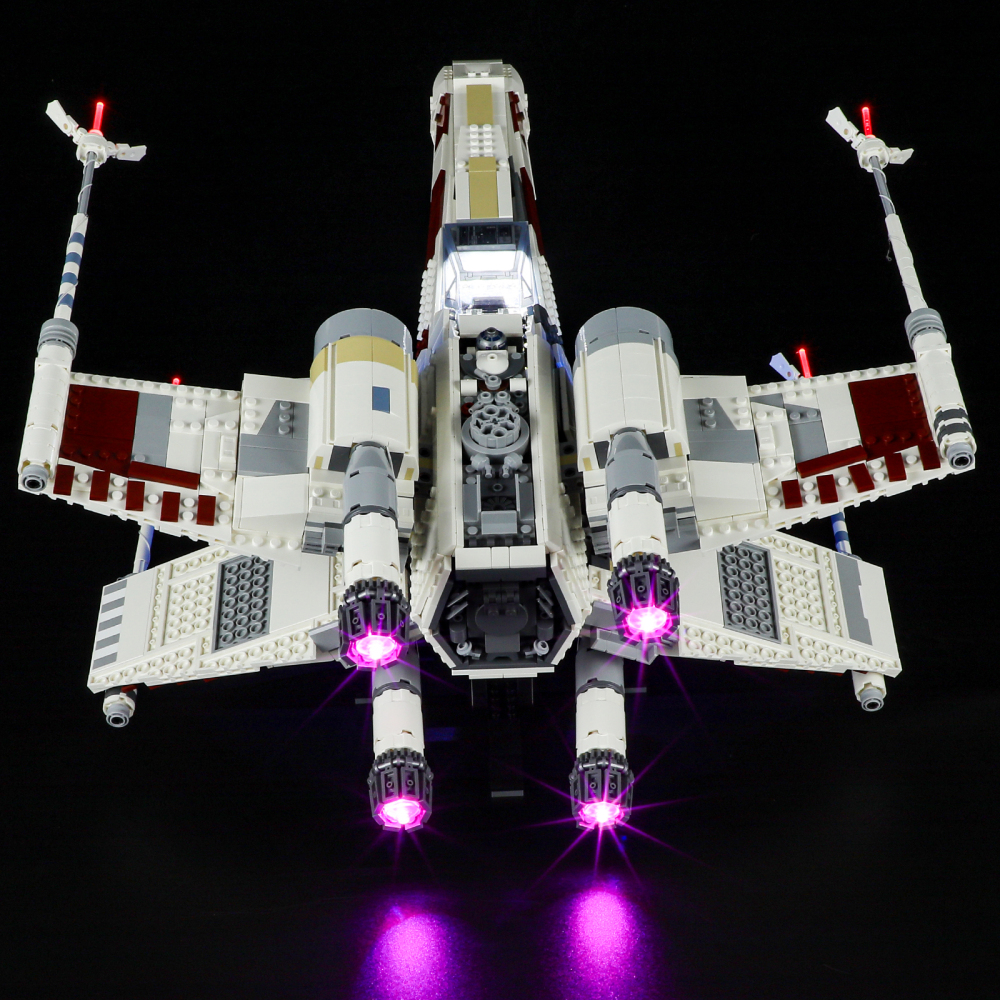 【Light Sets】Bricks LED Lighting 75355 Movie & Game Star Wars X-wing Starfighter