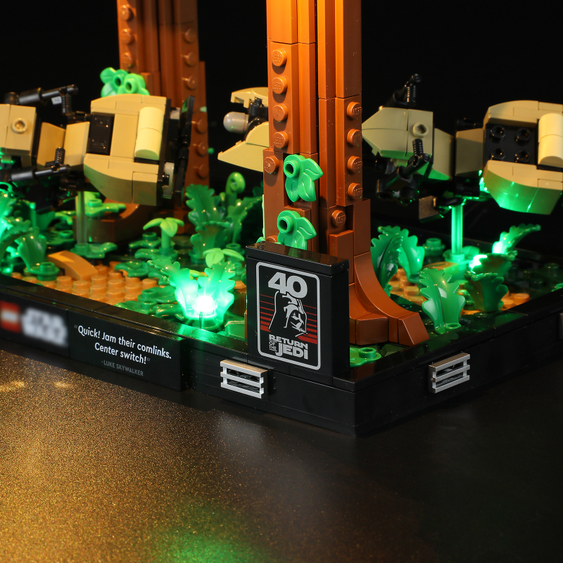 【Light Sets】Bricks LED Lighting 75353 Movie & Game Star Wars Endor Speeder Chase Diorama