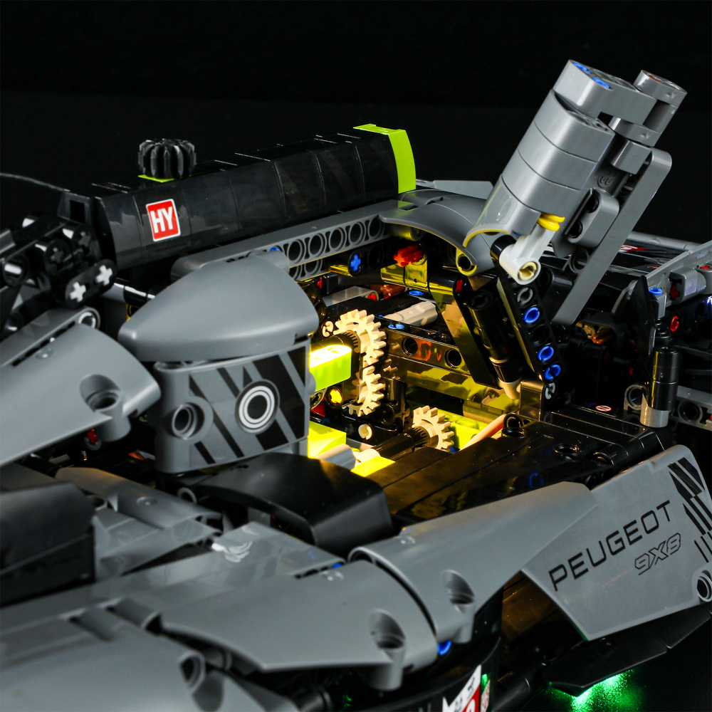 【Light Sets】Bricks LED Lighting 42156 Technical Technic PEUGEOT 9X8 24H Le Mans Hybrid Hypercar