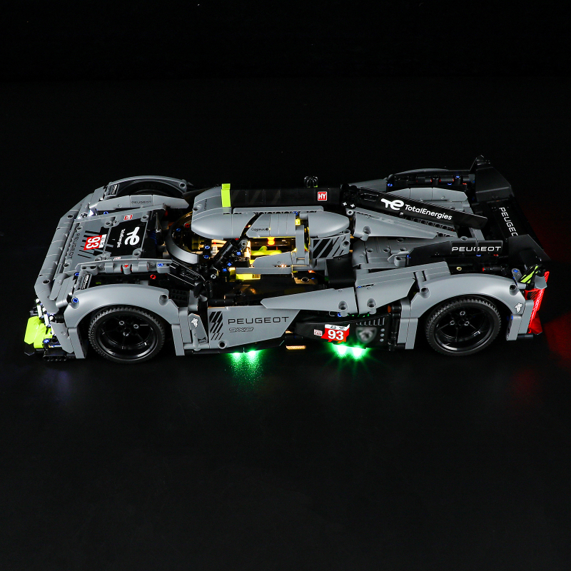 【Light Sets】Bricks LED Lighting 42156 Technical Technic PEUGEOT 9X8 24H Le Mans Hybrid Hypercar