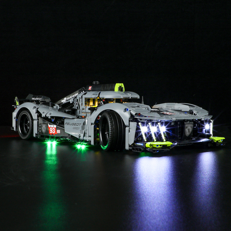 【Light Sets】Bricks LED Lighting 42156 Technical Technic PEUGEOT 9X8 24H Le Mans Hybrid Hypercar