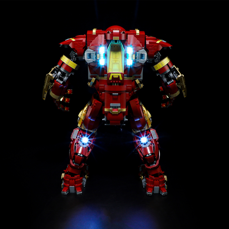 【Light Sets】Bricks LED Lighting 76210 Super heroes Marvel Hulkbuster