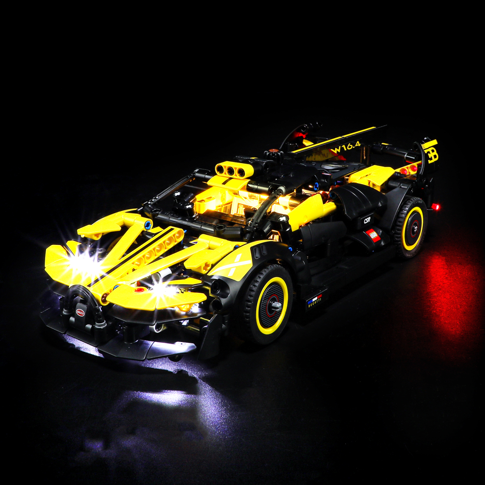 【Light Sets】Bricks LED Lighting 42151 Technical Technic Bugatti Bolide