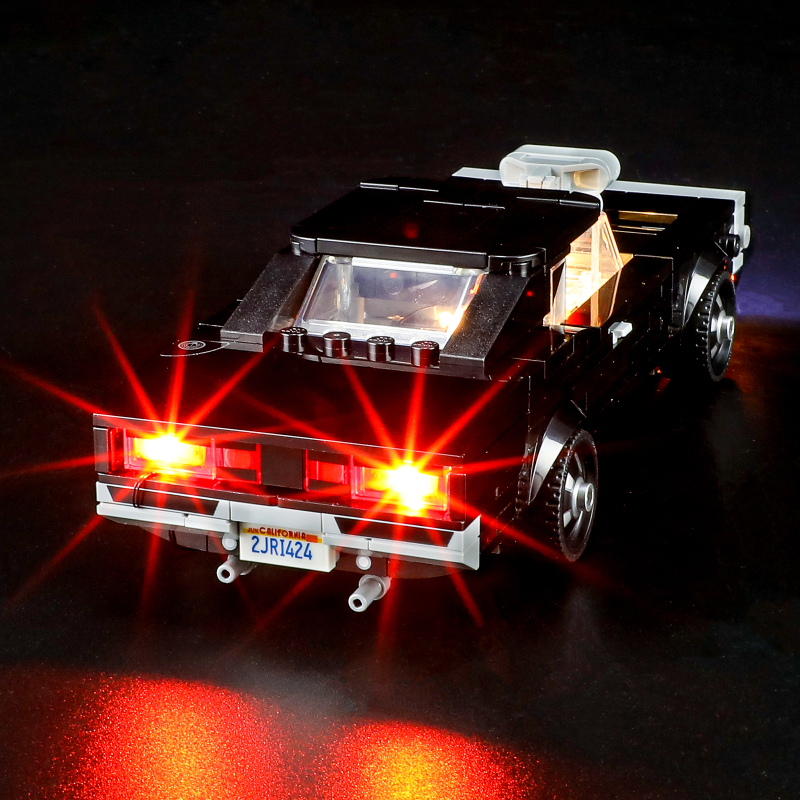 【Light Sets】Bricks LED Lighting 76912 Racers Speed Champions Fast & Furious 1970 Dodge Charger R/T