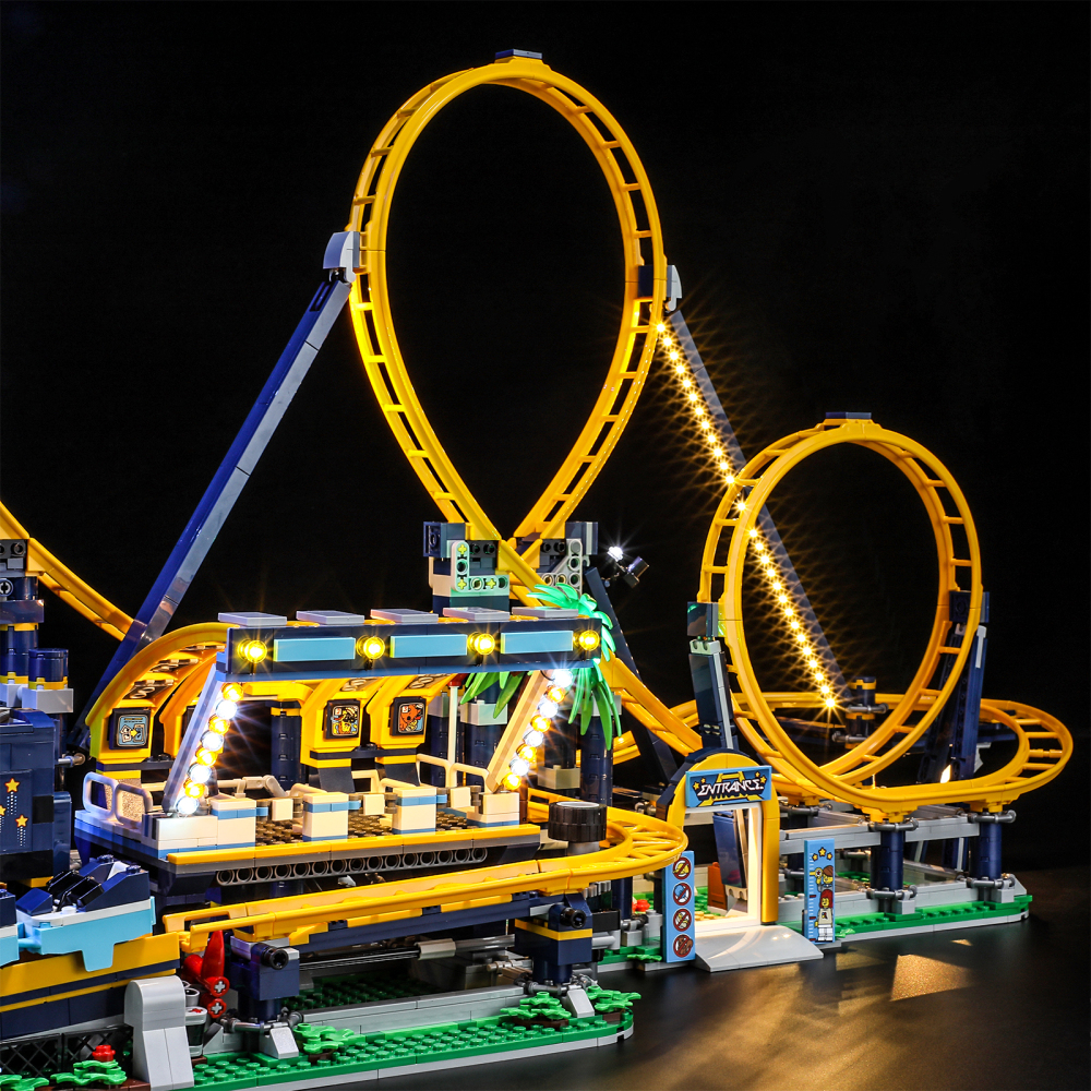 【Light Sets】Bricks LED Lighting 10303 Creator Expert Fairground Loop Coaster