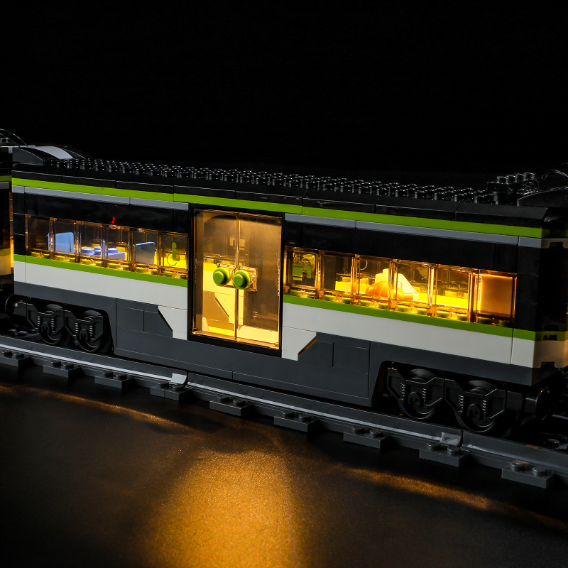 【Light Sets】Bricks LED Lighting 60337 City Trains Express Passenger Train