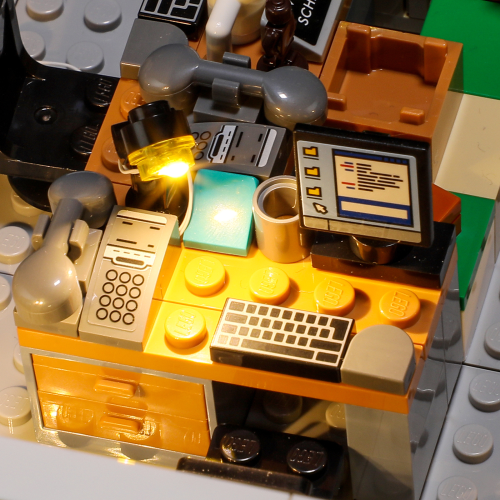【Light Sets】Bricks LED Lighting 21336 Ideas The Offiice