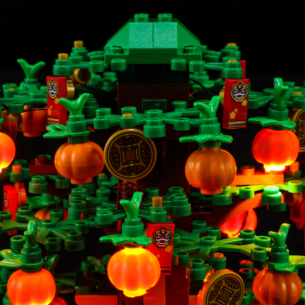 【Light Sets】Bricks LED Lighting 40648 Creator Seasonal Chinese Traditional Festivals Money Tree