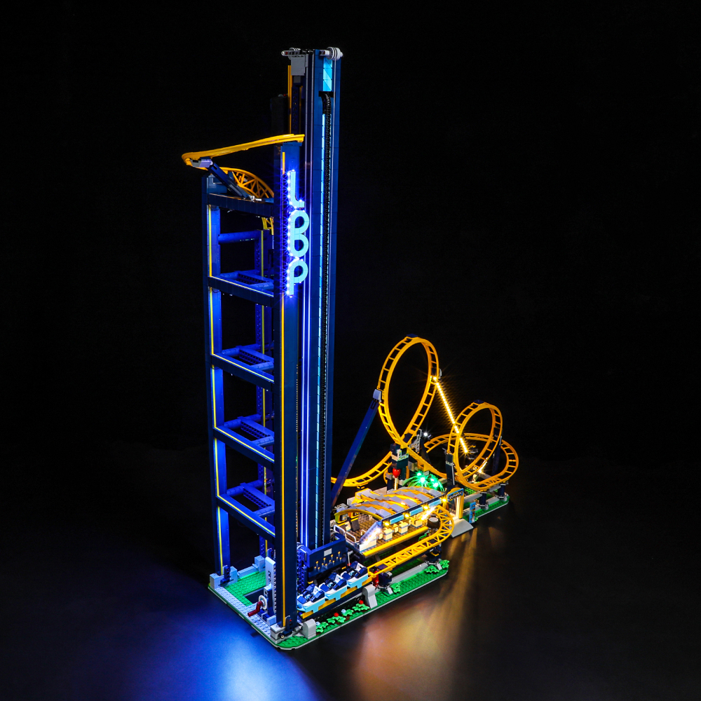【Light Sets】Bricks LED Lighting 10303 Creator Expert Fairground Loop Coaster