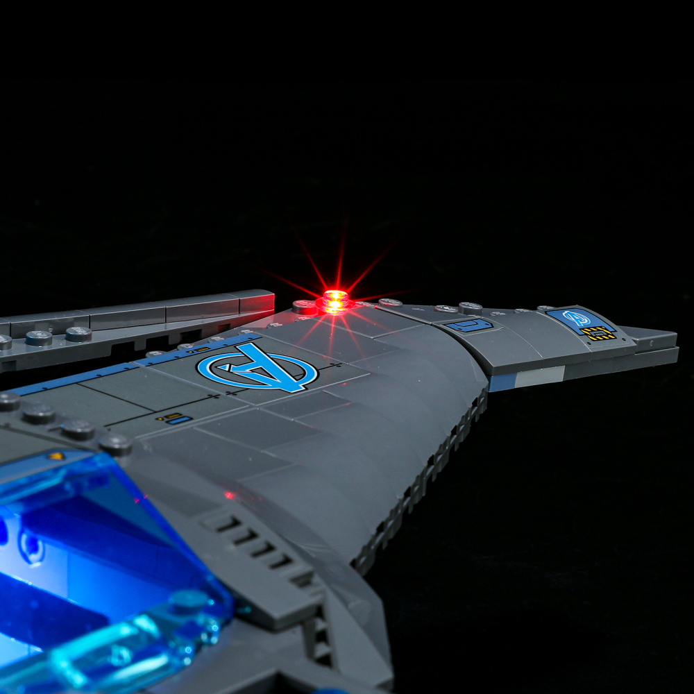【Light Sets】Bricks LED Lighting 76248 Super heroes Marvel The Avengers Quinjet