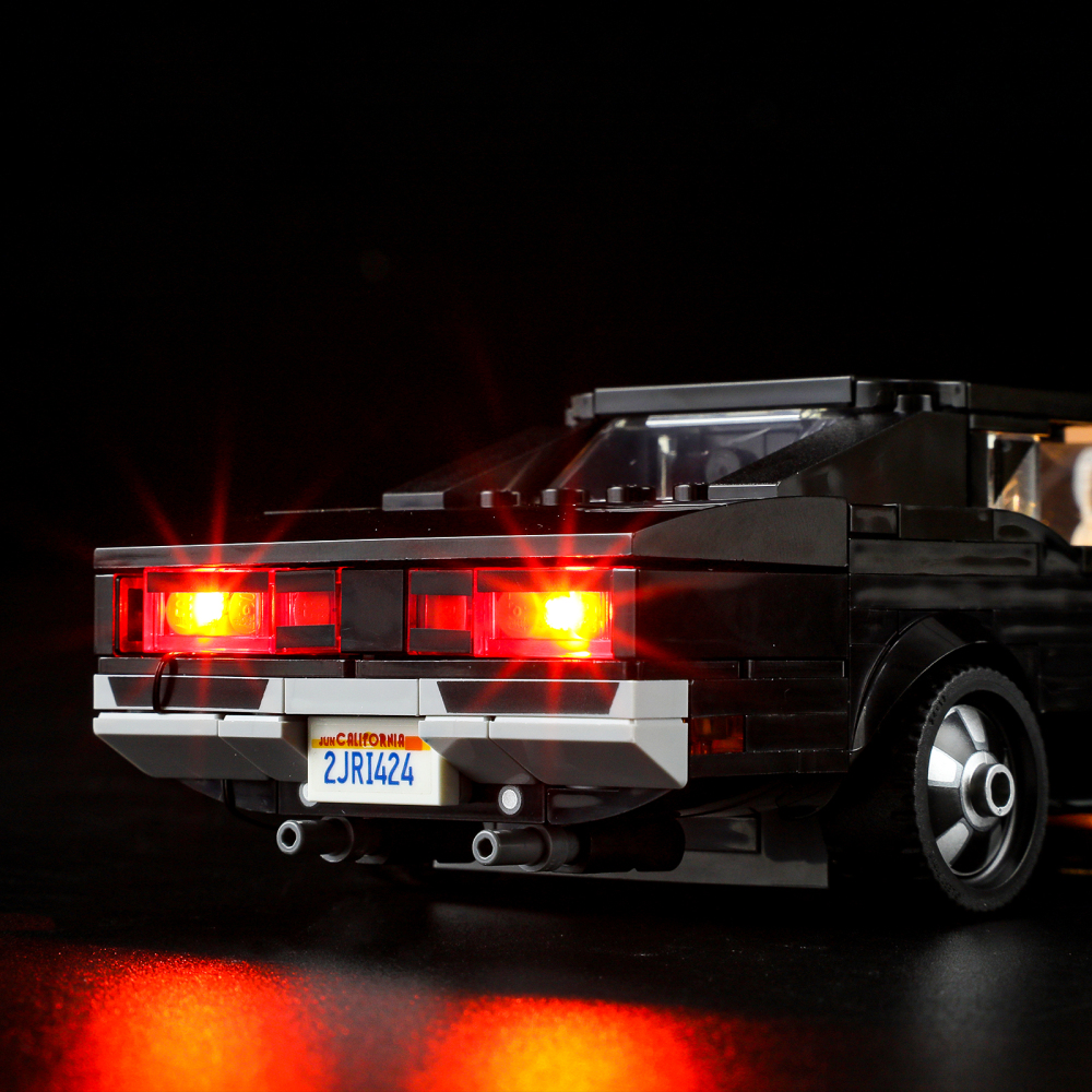 【Light Sets】Bricks LED Lighting 76912 Racers Speed Champions Fast & Furious 1970 Dodge Charger R/T